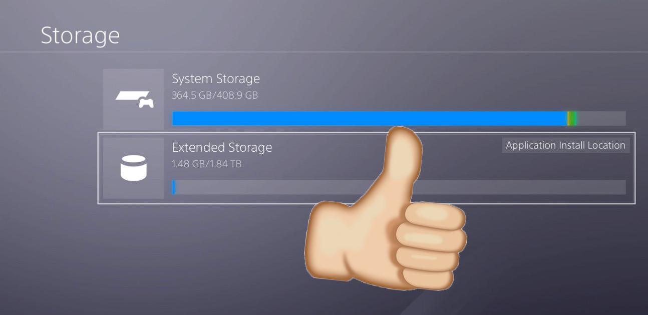Extra opslagruimte PS4