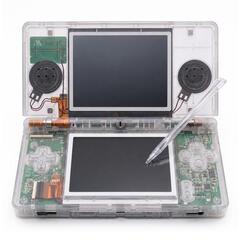 Nintendo DS Lite - Transparant Wit - Special Edition eXtremeRate Behuizing