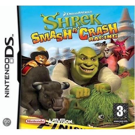 Dreamworks Shrek Smash n' Crash Racing (DS)