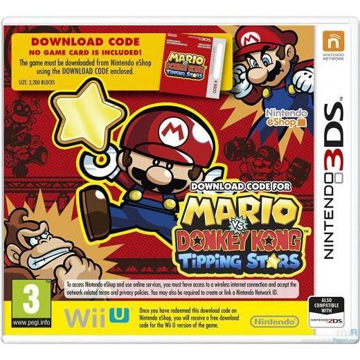 Mario vs. Donkey Kong Tipping Stars Download Code 3DS
